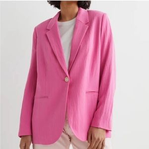 Pink suit jacket